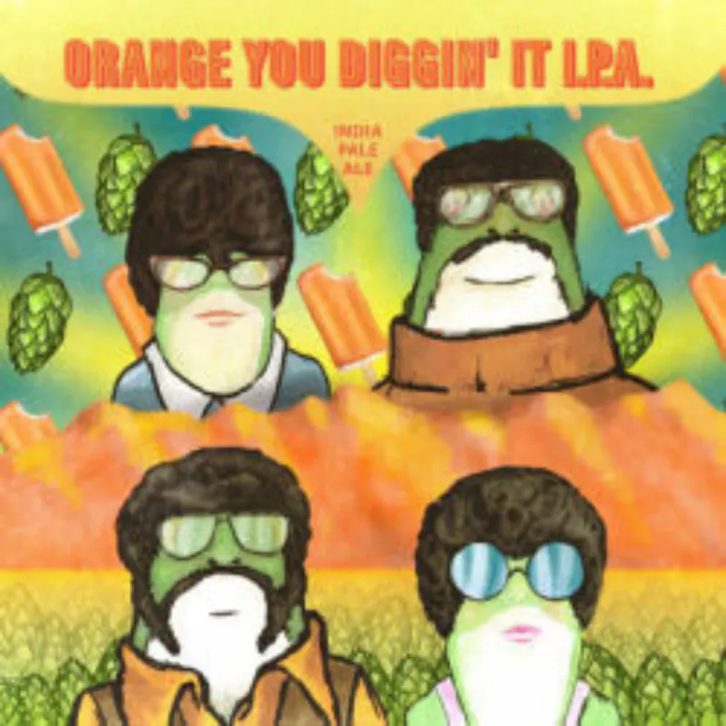 ORANGE YOU DIGGIN’ IT IPA (2017, 2018) by Hoppin' Frog Brewing Co