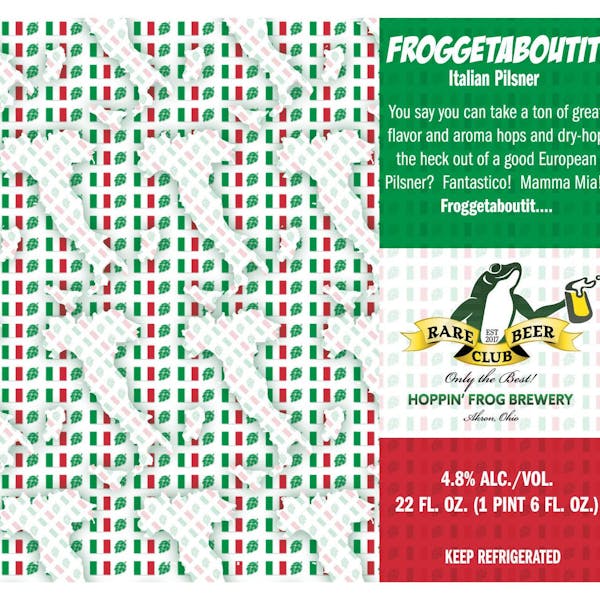 Image or graphic for Froggetaboutit Italian Pilsner (2020)