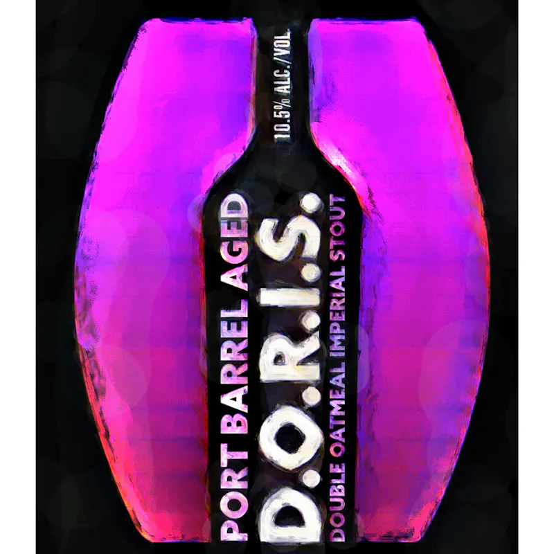Port Barrel-Aged D.O.R.I.S. Double Oatmeal Imperial Stout (2020) by Hoppin' Frog Brewing Co