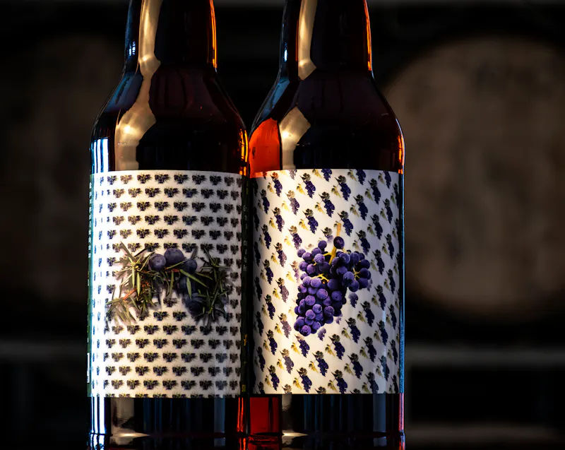 Gin and Port Barrel-Aged Imperial Berliner (2021) by Hoppin' Frog Brewing Co