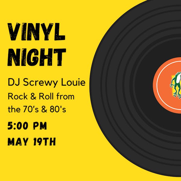 DJ Screwy Louie Friday, May 19th at 5 PM