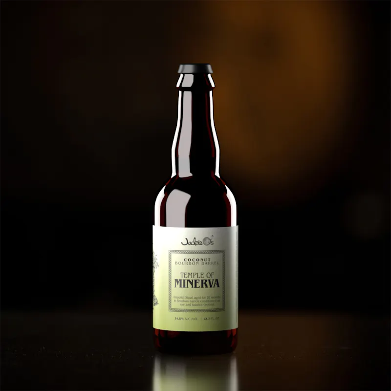 Coconut Bourbon Barrel Temple of Minerva by Jackie O's Brewery