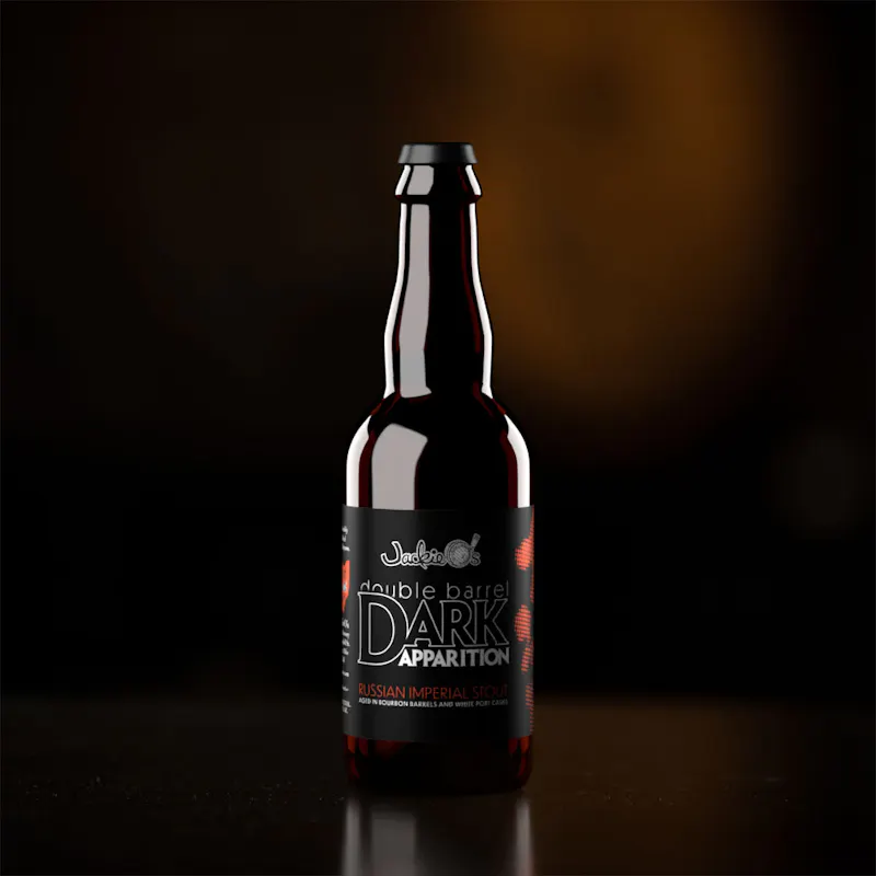 Double Barrel Dark Apparition by Jackie O's Brewery
