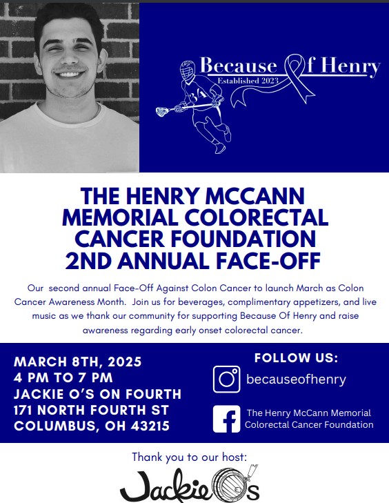 The Henry McCann Memorial Colorectal Cancer Foundation Annual Face-Off