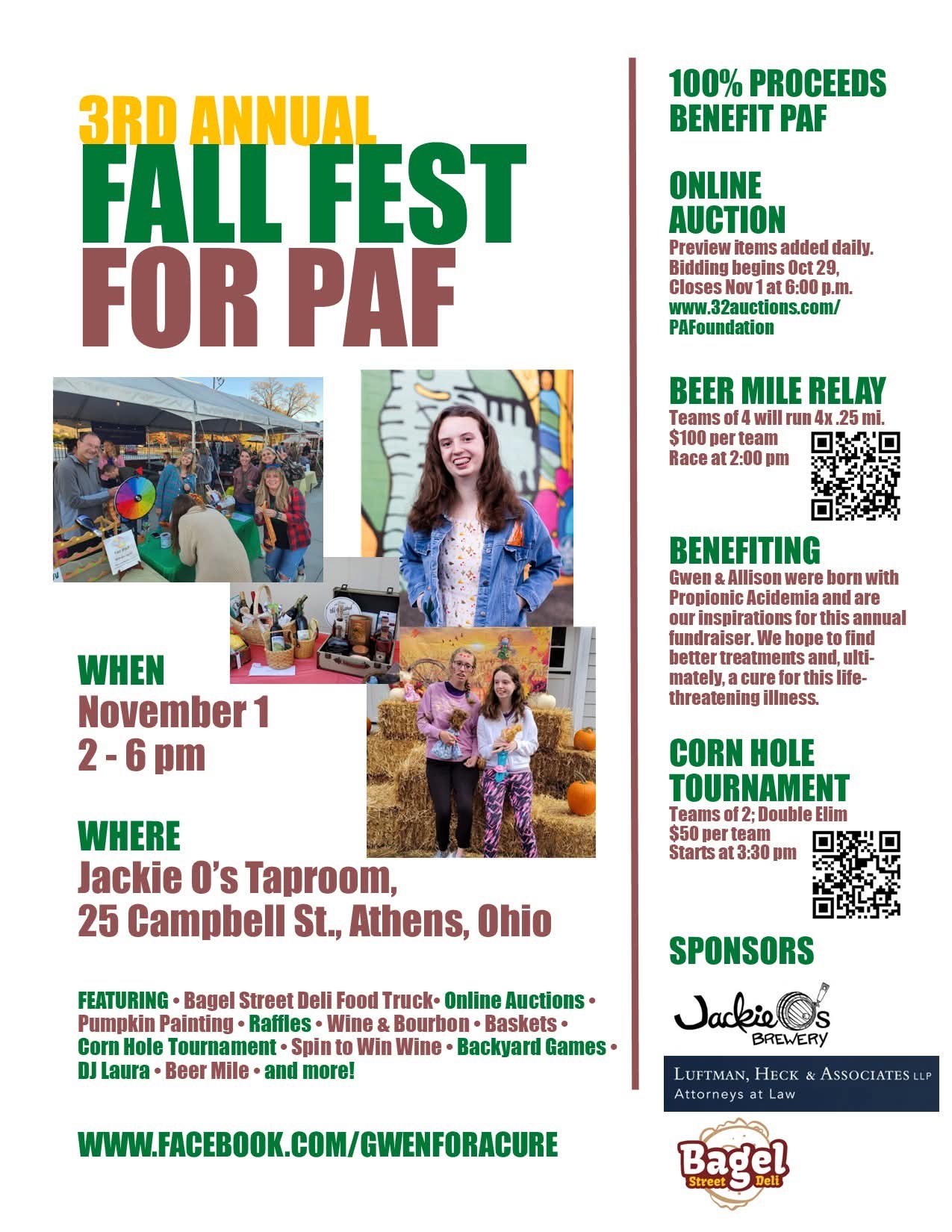Taproom Annual Fall Fest for PAF