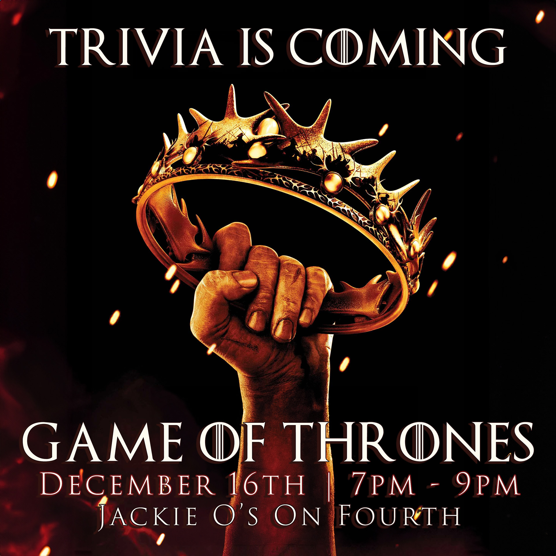 On Fourth Game of Thrones Trivia