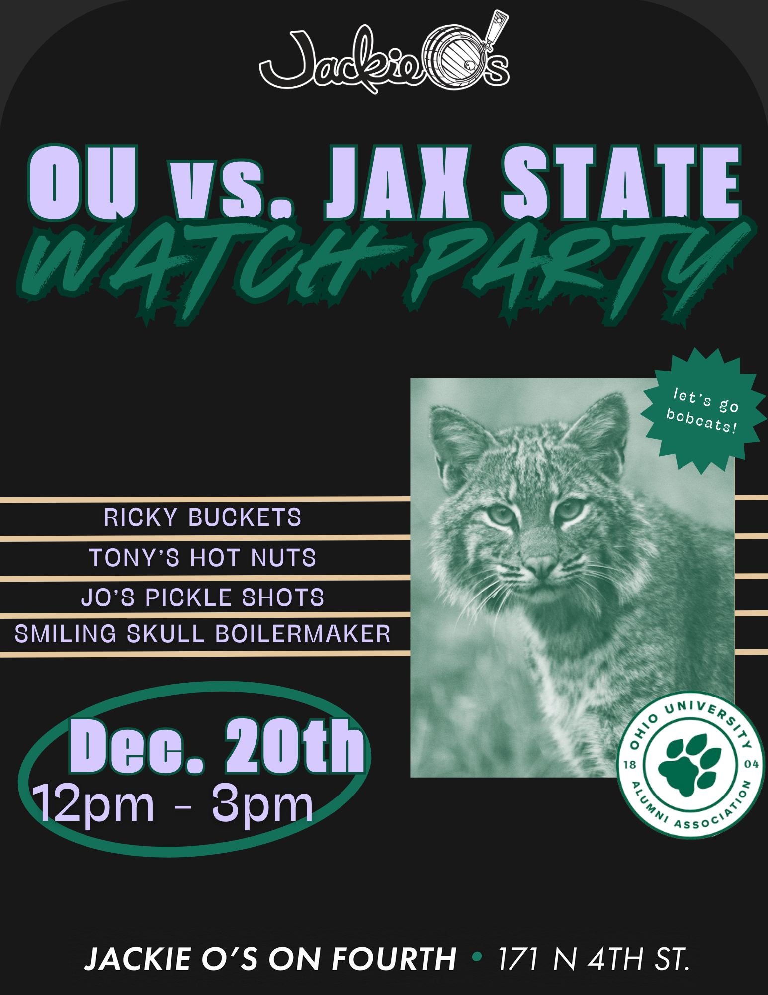OU vs. Jax State Watch Party