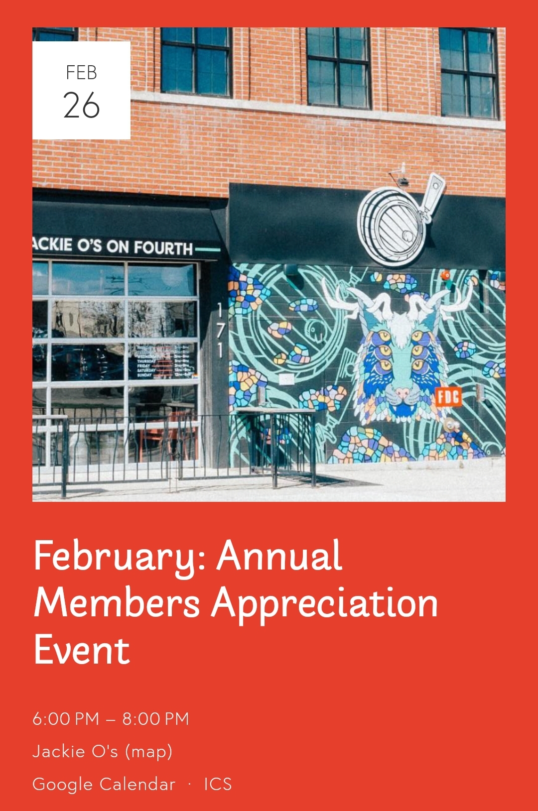 Annual DRAC Members Appreciation Event