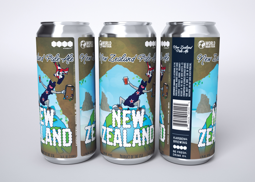 World Beer Tour New Zealand Pale Ale Karben4 Brewing