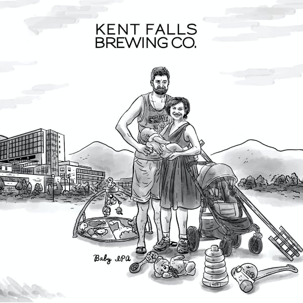 Its-a-Nice-Day-for-a-Ralph-and-Stacie-Baby-Square Artwork for It's A Nice Day For A Ralph and Stacie Baby beer