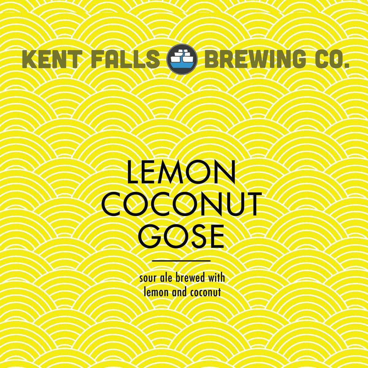 Lemon Coconut Gose Kent Falls Brewing Co