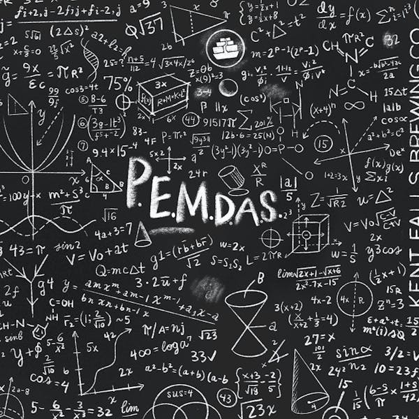 PEMDAS-Square Artwork for PEMDAS beer