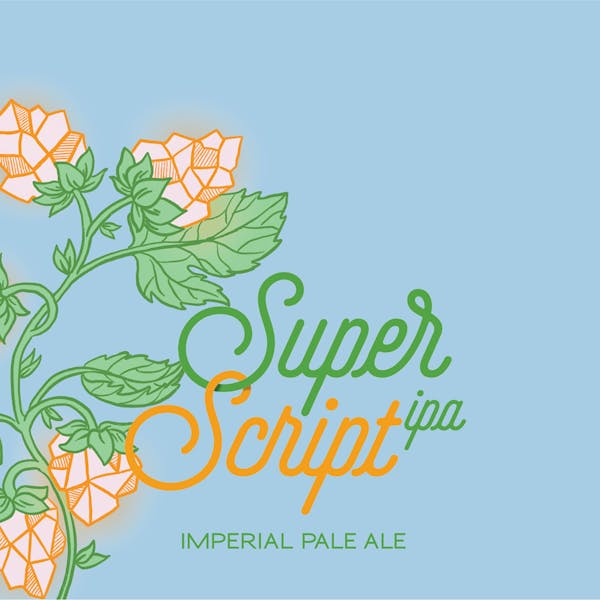 Superscript-Square Artwork for Superscriptᴵᴾᴬ beer