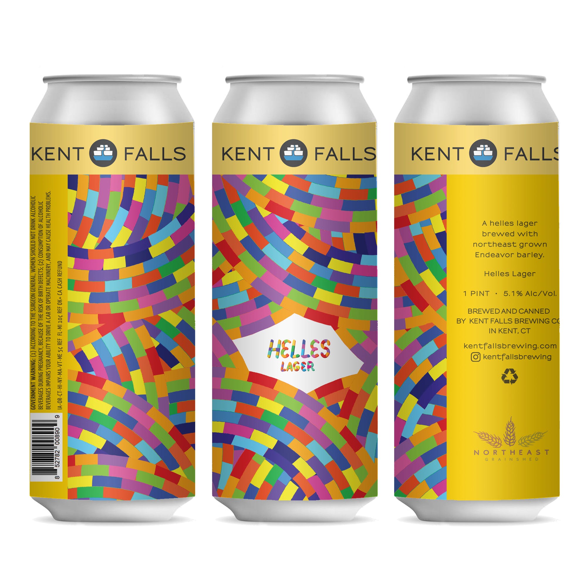 Distro Details: Glitter Rainbow, Helles Lager