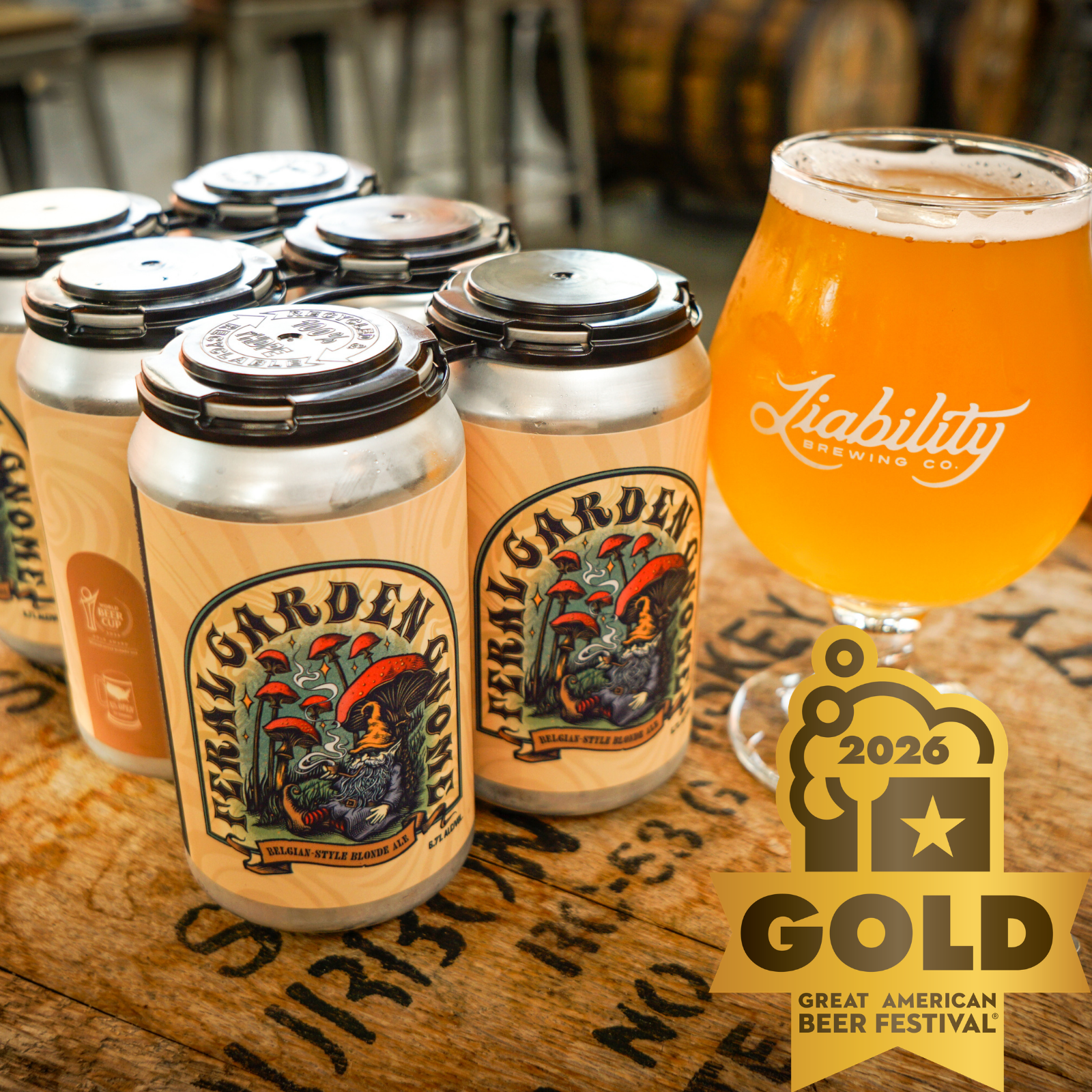 Liability Brewing Company Wins Gold at Great American Beer Festival (GABF) Competition