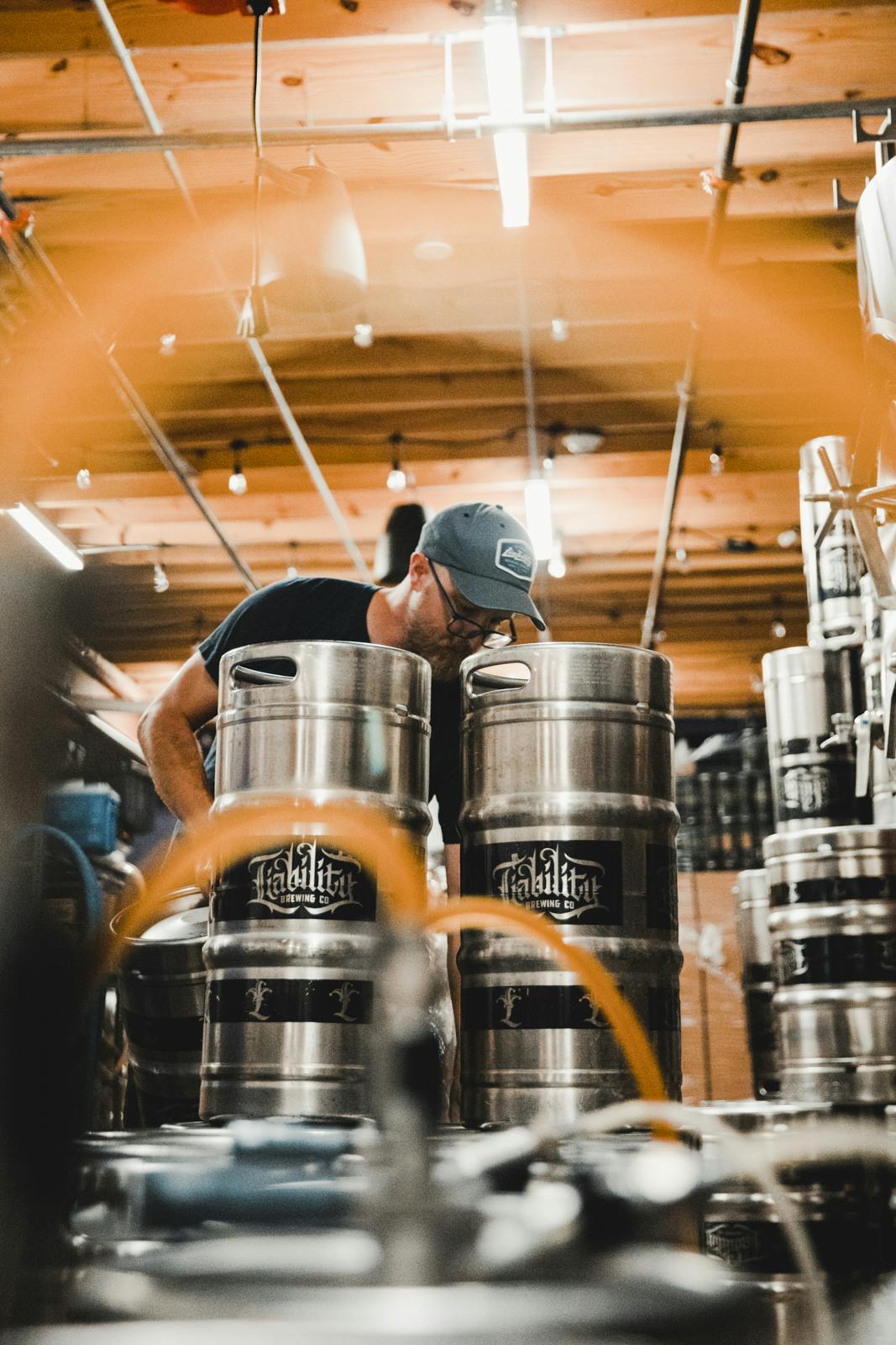 Evans_brewing_cellar_liability-prod-6838 kegs in the taproom
