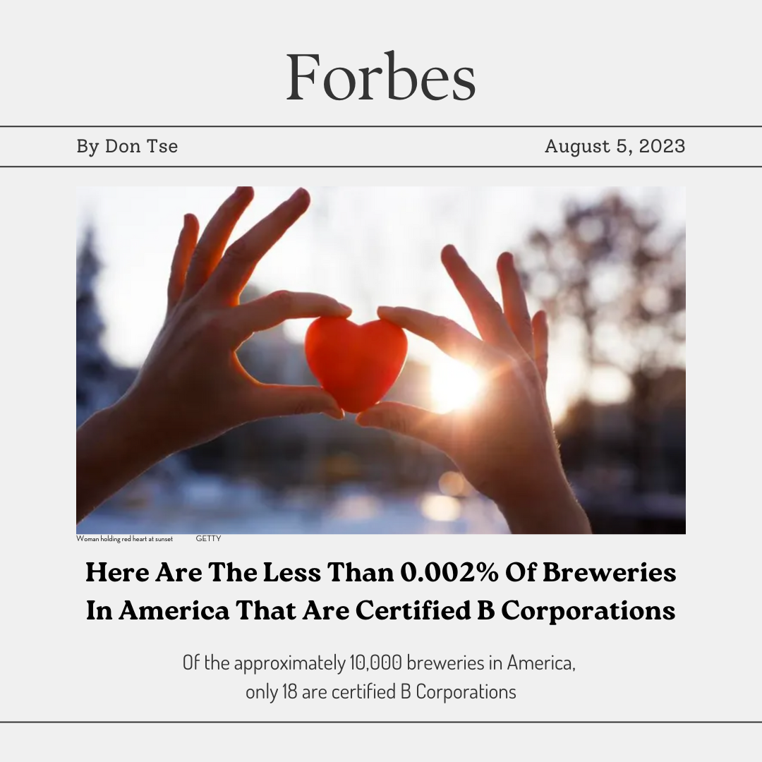 Here Are The Less Than 0.002% Of Breweries In America That Are Certified B Corporations