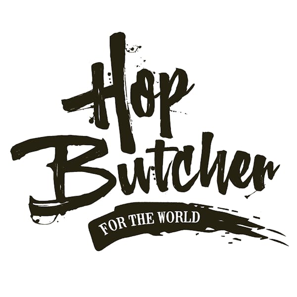 hopbutcher Hop Butcher for the world logo