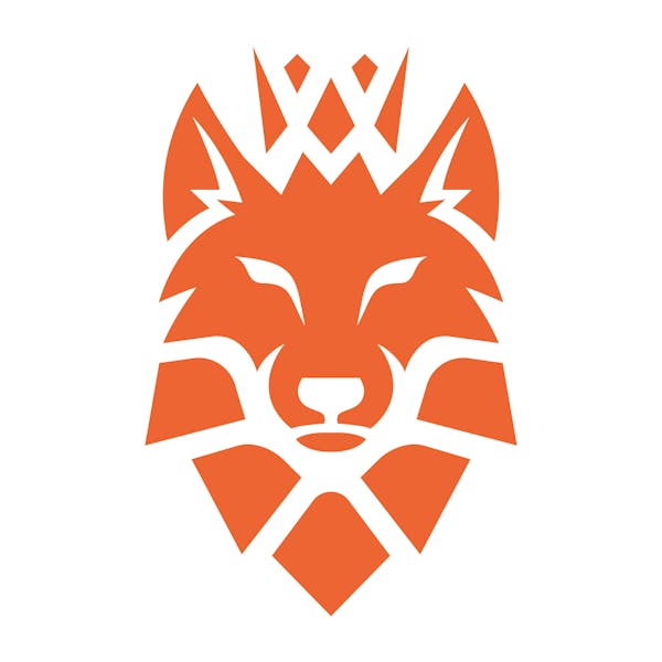 Orange Fox logo - Wild Mind