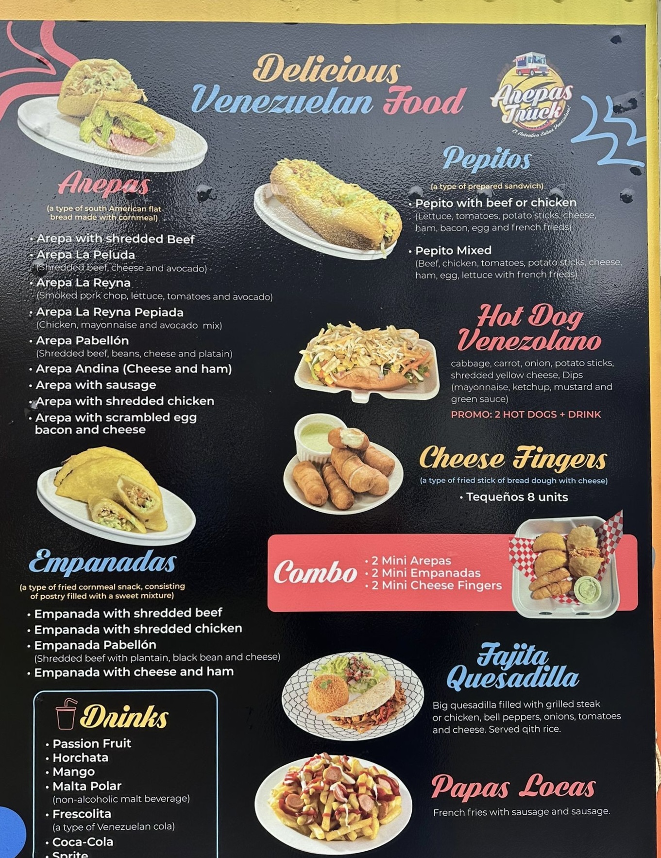 El Autentico Sabor Venezolano NC Food Truck