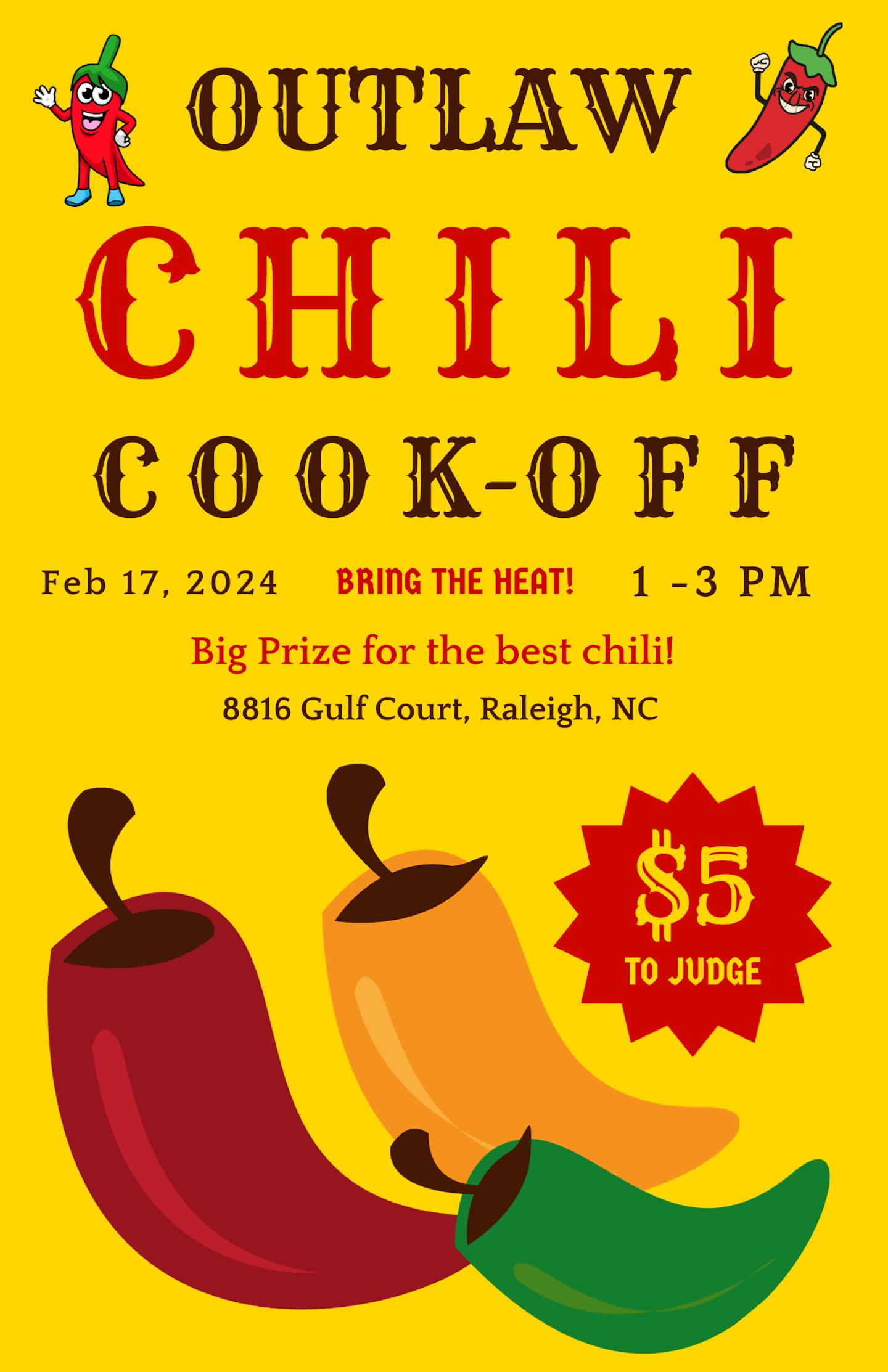 Chili Cook Off Event Flyer