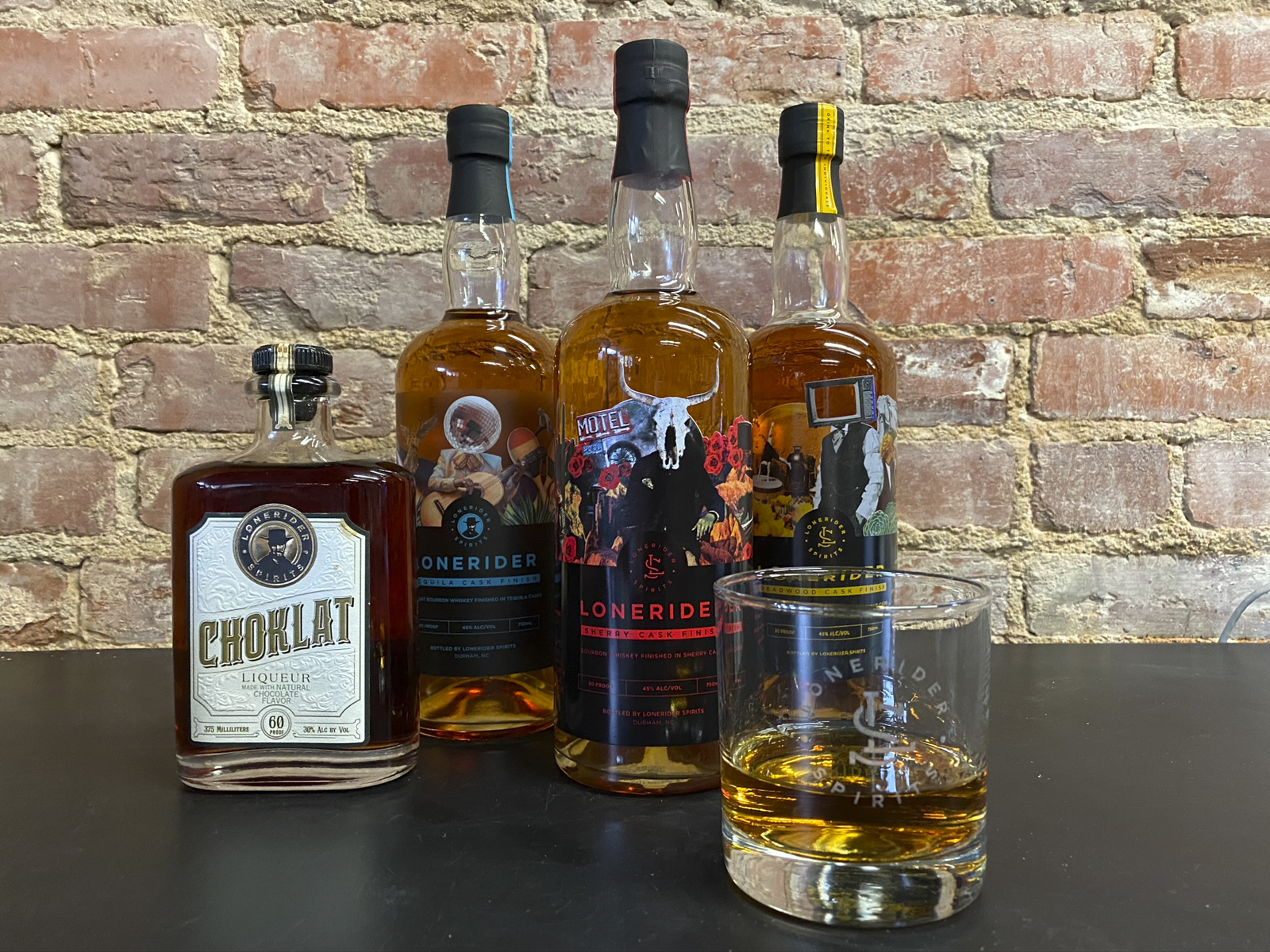 Lonerider Spirits Whiskey and Choklat