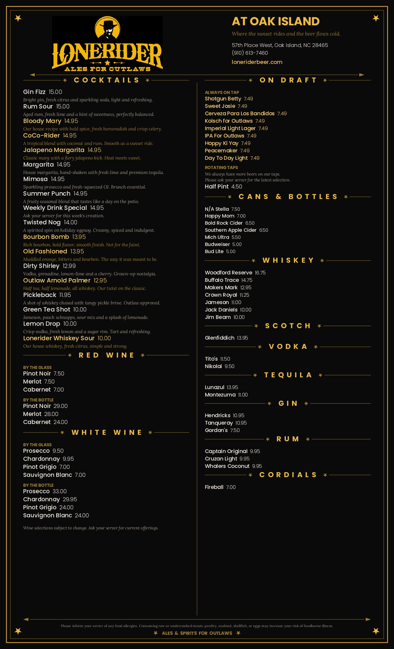 Lonerider Alcohol Menu_page-0001