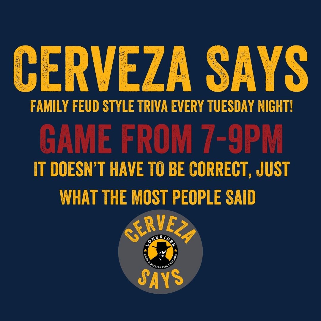 Cerveza Says – Family Feud Style Trivia