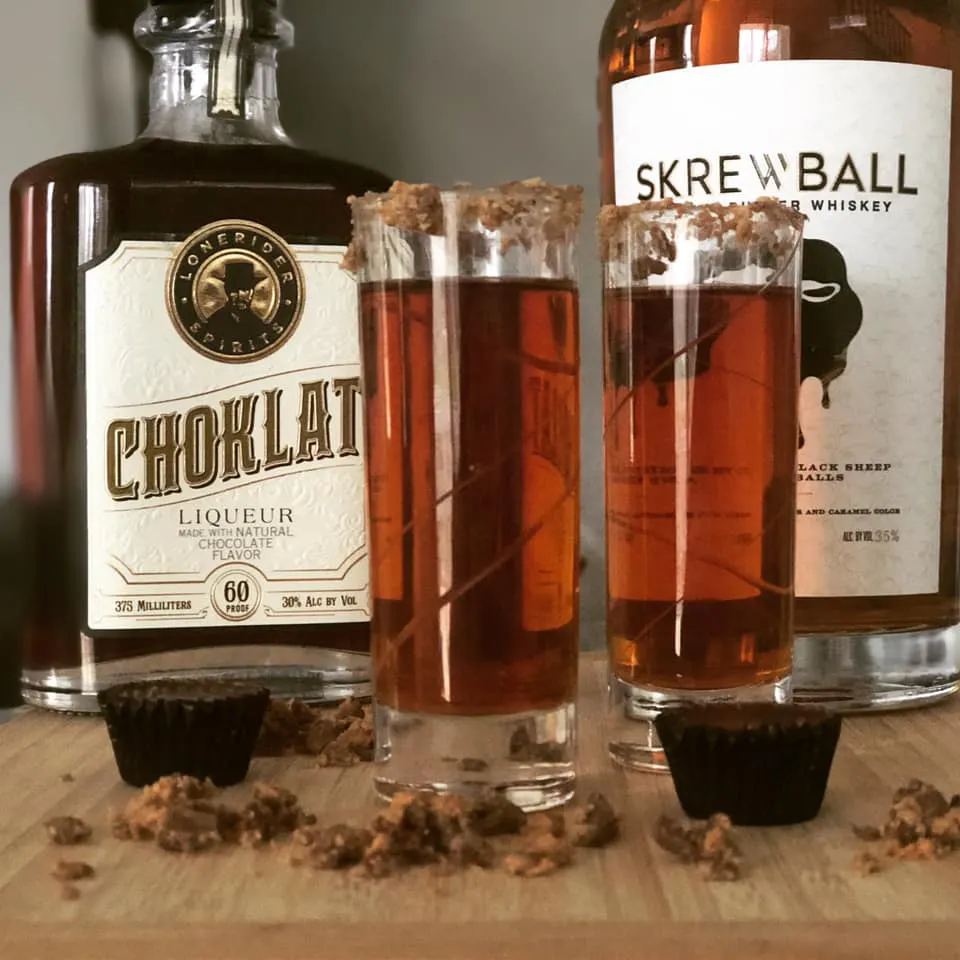 Peanut Butter Cup Shots | Lonerider Spirits