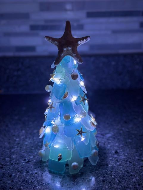 Beach Glass Christmas Tree Makai Brewing