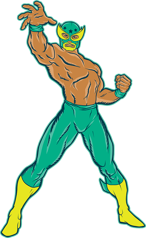 Cheech character standing