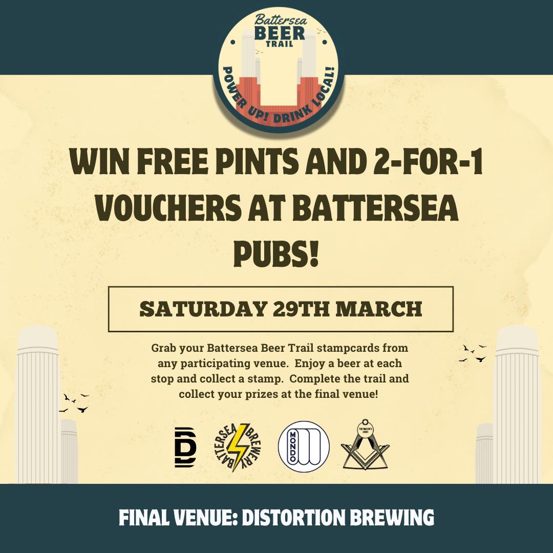 Battersea Beer Trail Poster