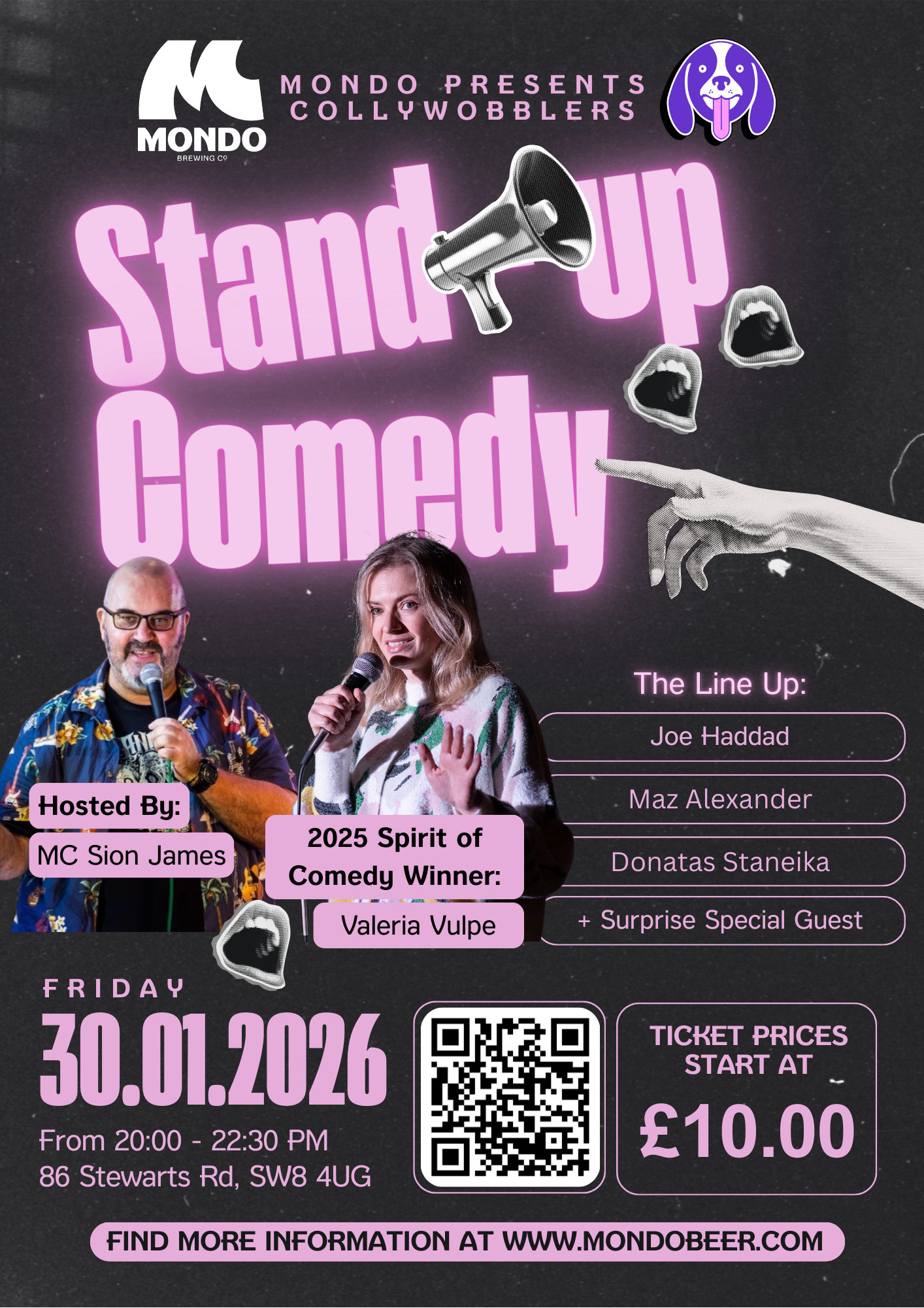 Collywobblers Comedy Night – Valeria Vulpe Headlining