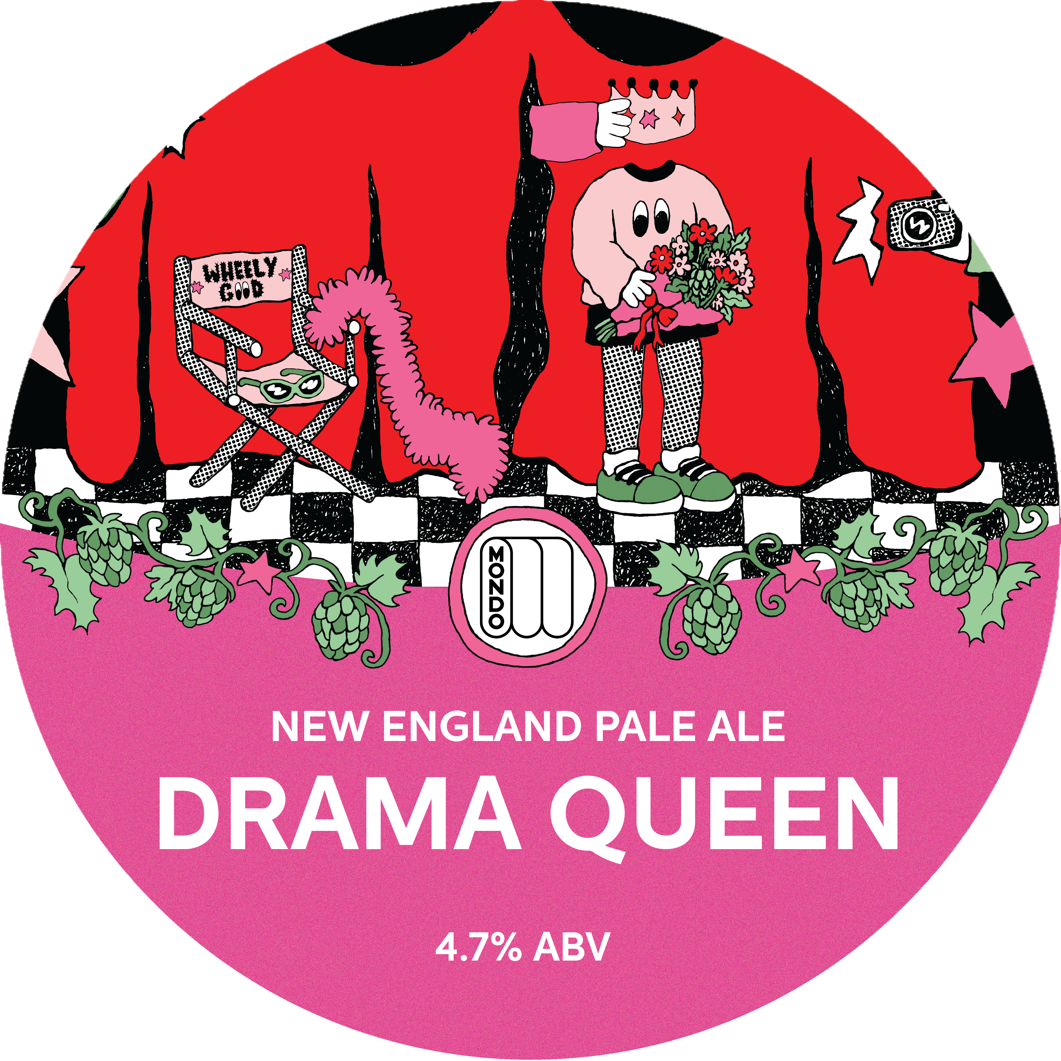 Keg Badge_DramaQueenSELLAR