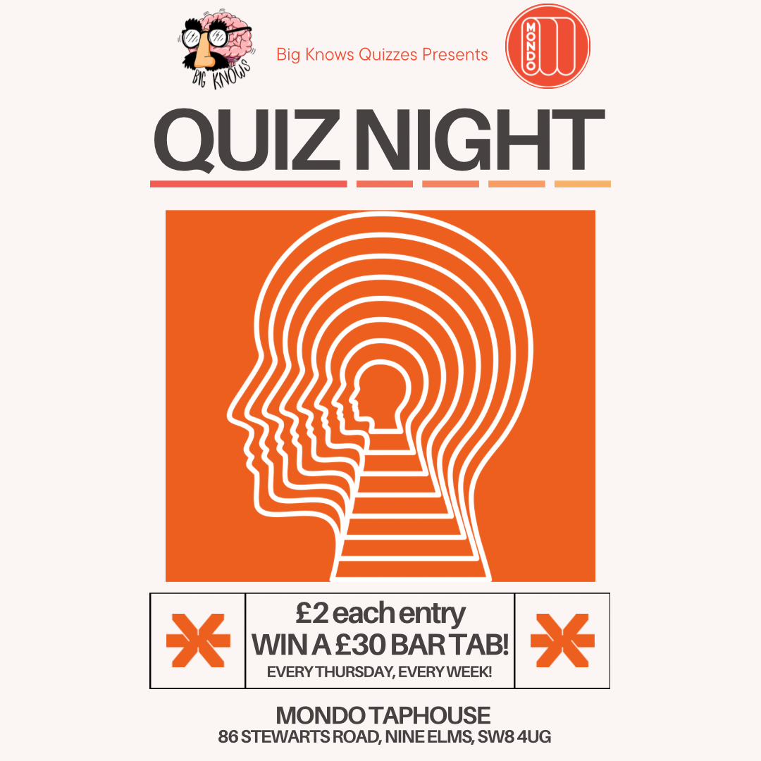 Taphouse Weekly Quiz Night