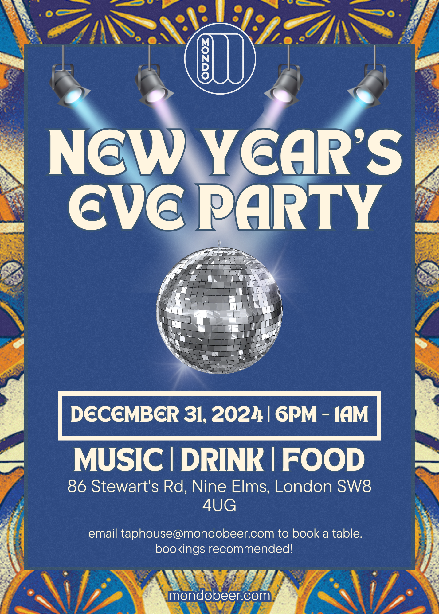 NYE PARTY @ MONDO TAP