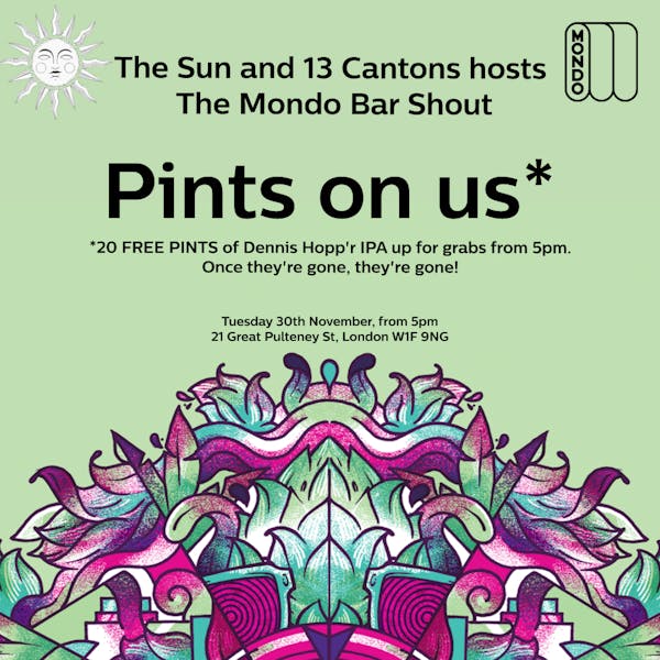 Mondo Bar Shout @ The Sun & 13 Cantons