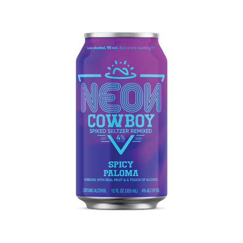 Purple Neon Cowboy can