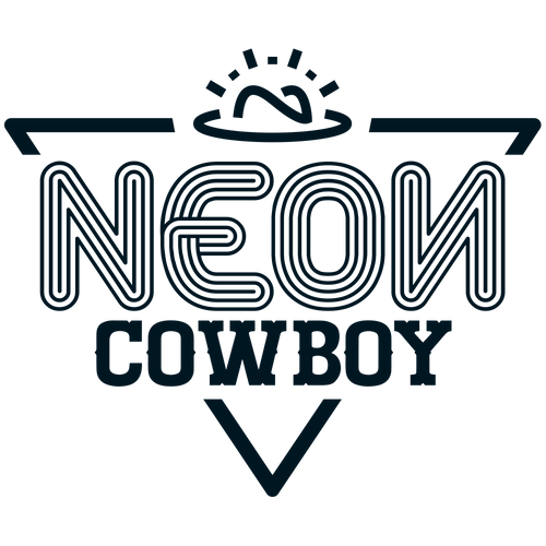 black Neon Cowboy logo