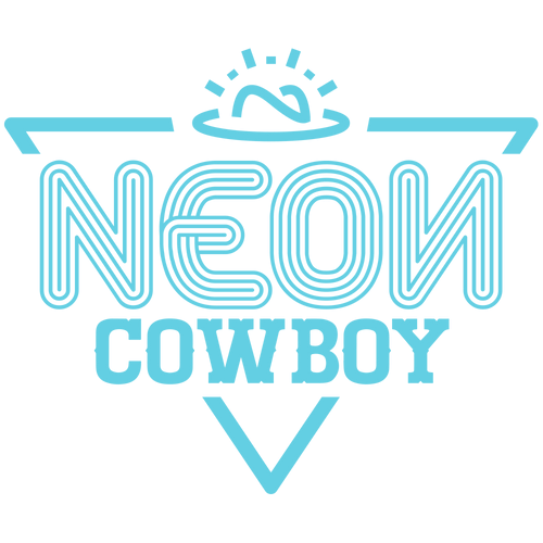 blue Neon Cowboy logo