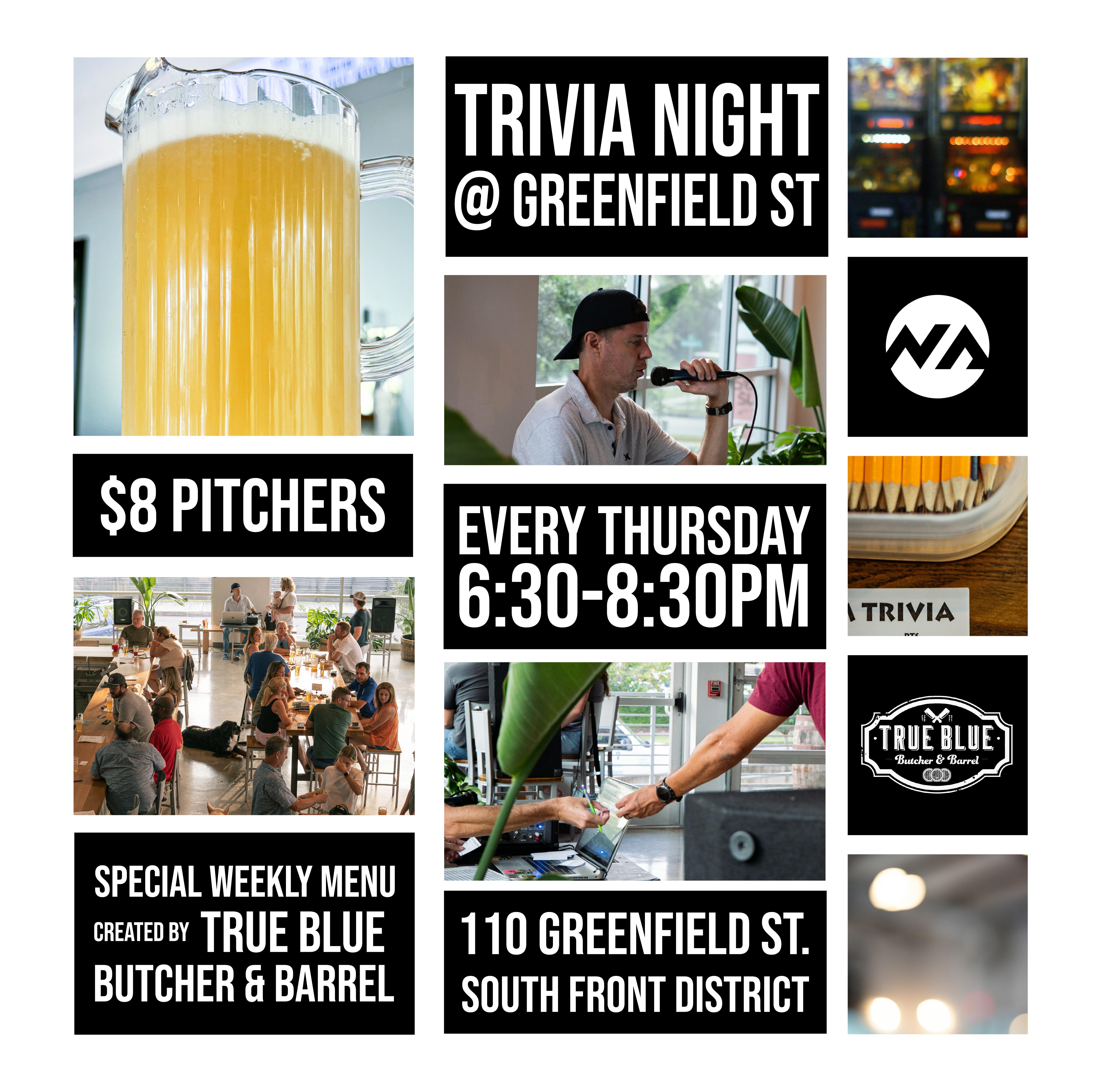 GREENFIELD_TAPROOM-EVENTS_SEPT-DEC2023_GF_THURS-EVENTS_FLYER-GALLERY_FINAL_230928