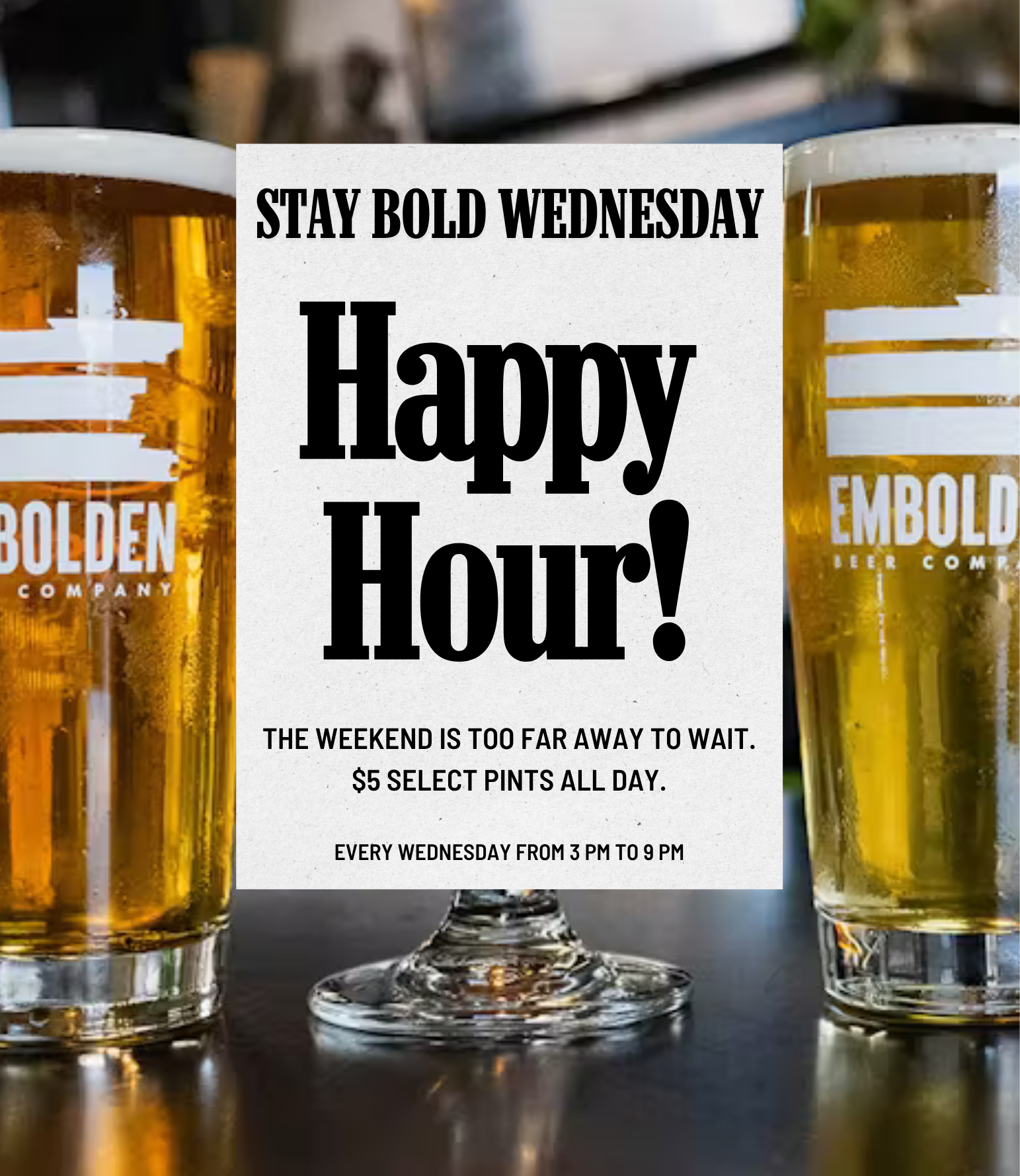 Stay Bold Wednesday