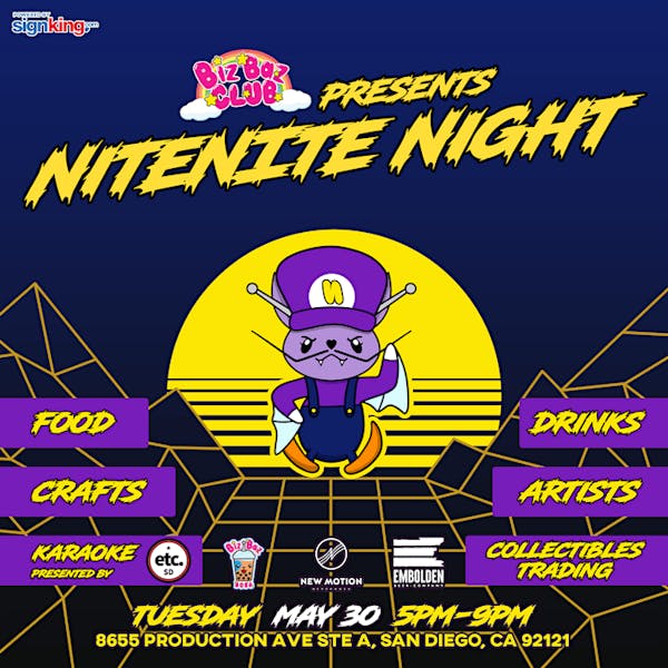 NiteNite Night – 5/30