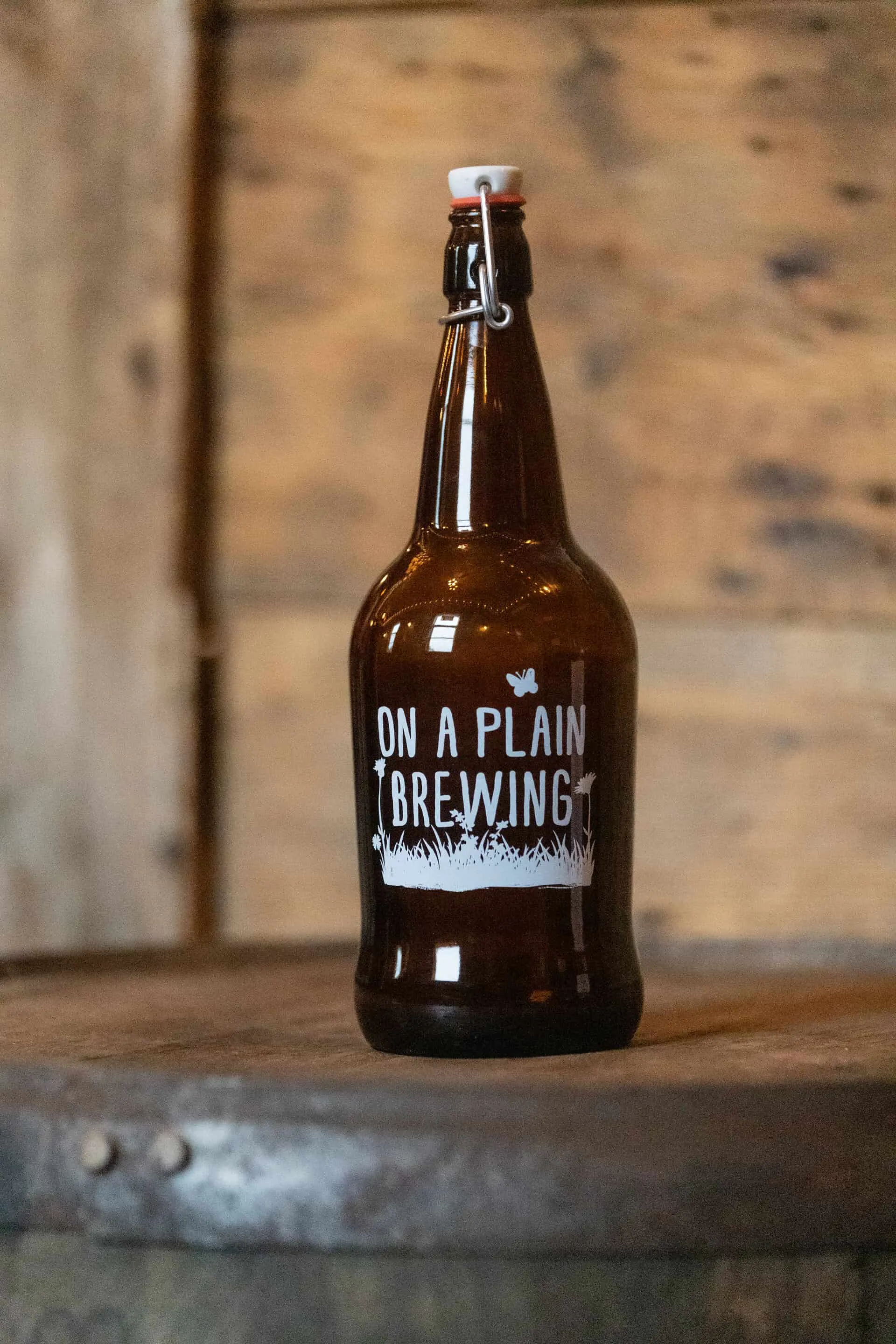 on a plain brewing crowler