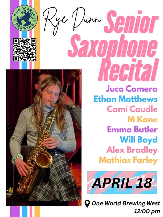 Rye Dunn Senior Saxophone Recital