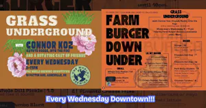 grass underground w/ menu