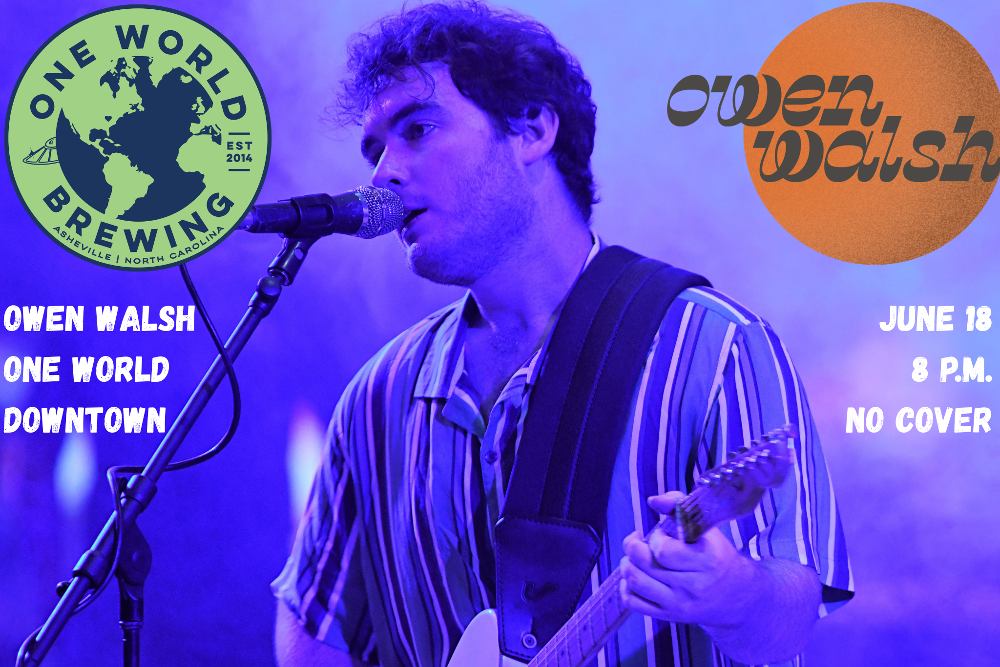 Thursday Local Live Music: Owen Walsh