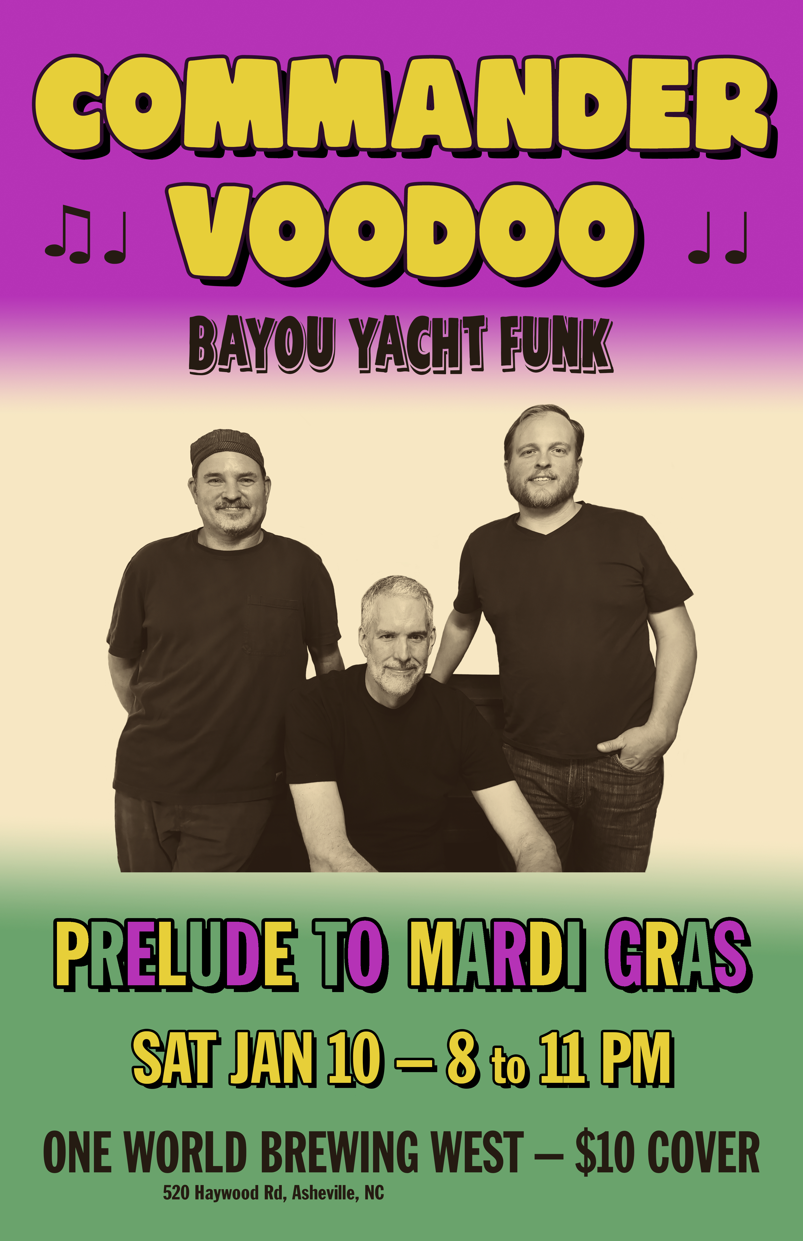 Commander Voodoo Presents: A Prelude to Mardi Gras