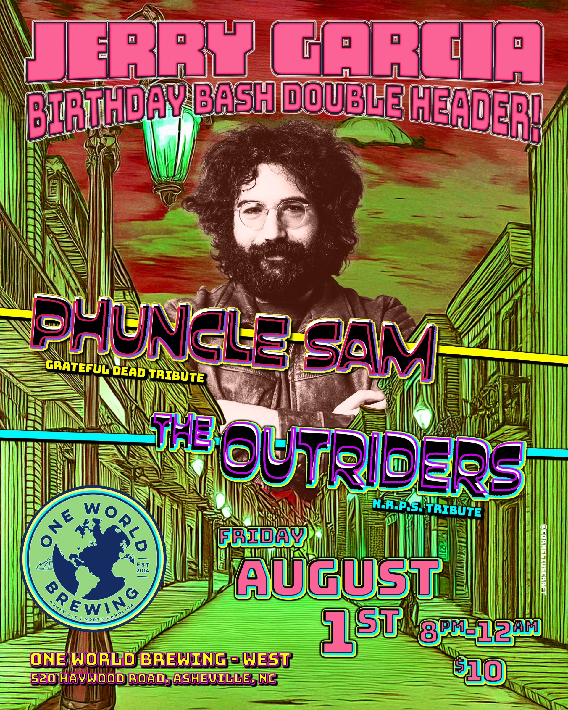 Jerry Garcia Birthday Bash Double Header