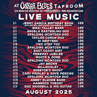 Brevard Live Music – August 2025